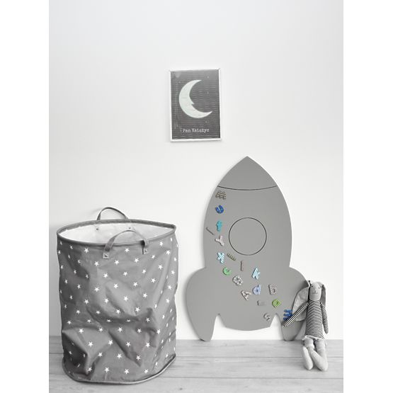 Tabuľa raketa- šedá