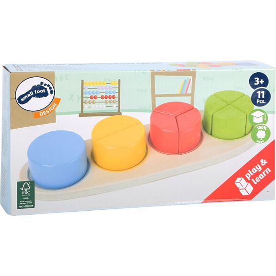 Tabuľka na výučbu zlomkov