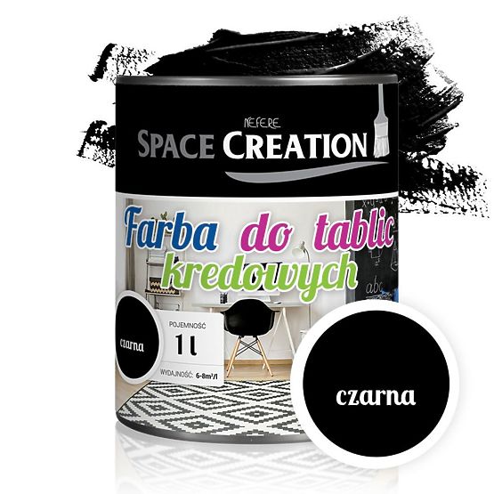 tabuľová farba - čierna