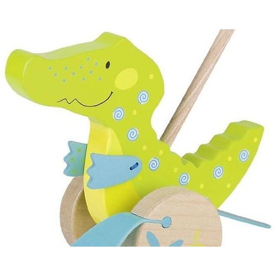 Ťahací krokodíl na tyči Susibelle