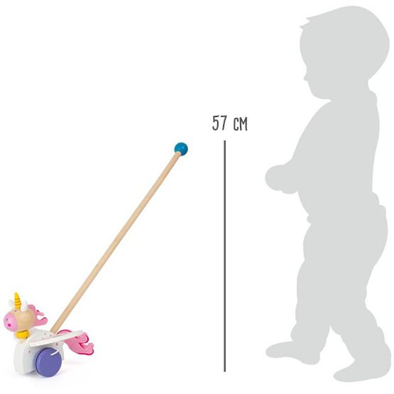 Tahací zvieratko na tyči - jednorožec Luna