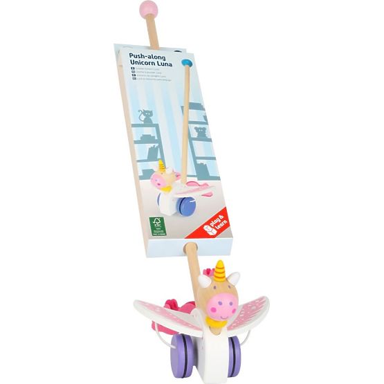 Tahací zvieratko na tyči - jednorožec Luna