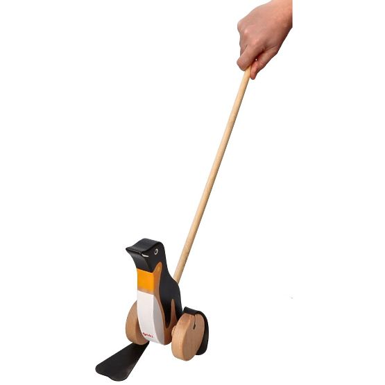 Ťahacie zvieratko na tyči - Tučniak