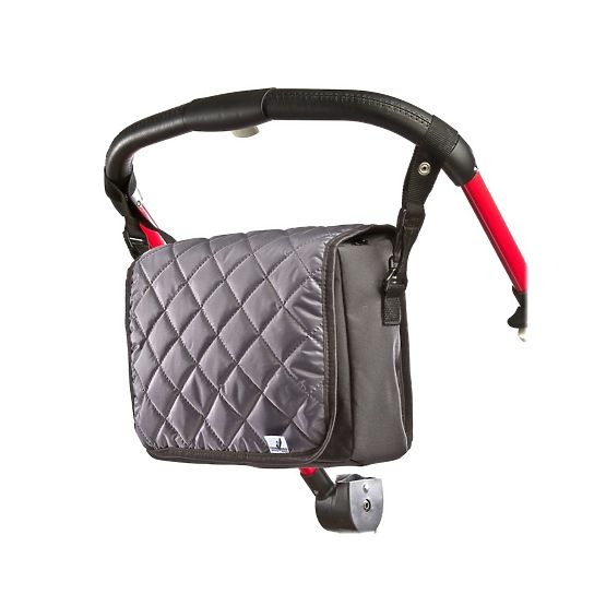 Taška na kočík CARETERO Carry-on graphite Sivá
