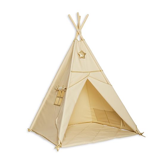 Teepee s podložkou - Gold Ecru