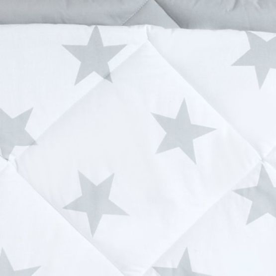 Teepee - šedé s hviezdičkami