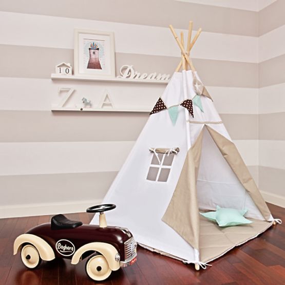 Teepee - snehové vločky