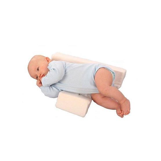 Trojhranná opierka z Minky Womar modrá