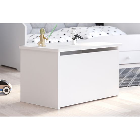 Truhlica na hračky Daria biela