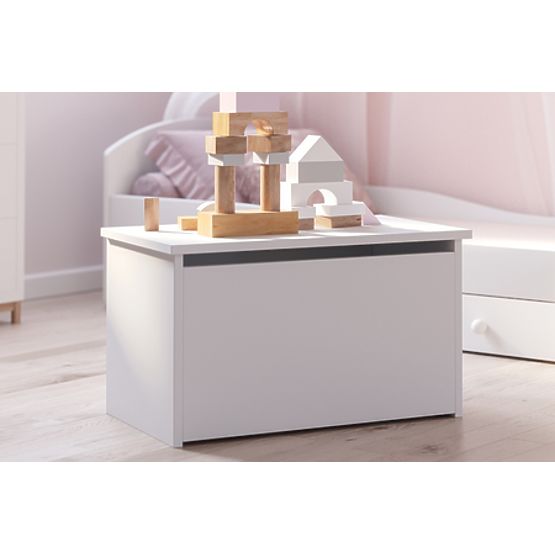 Truhlica na hračky Daria biela