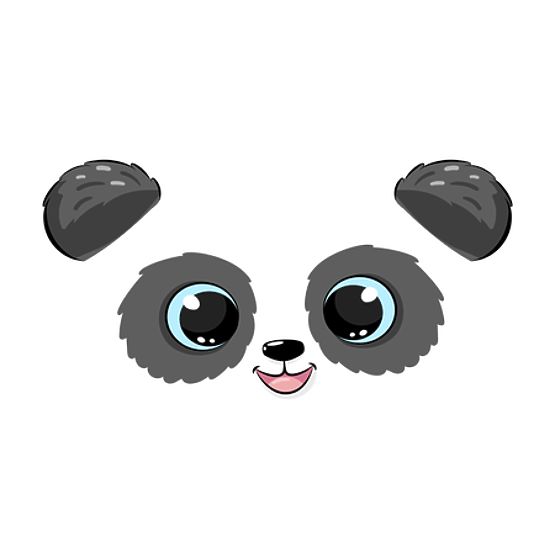 Truhlica na hračky Daria biela s potlačou Panda