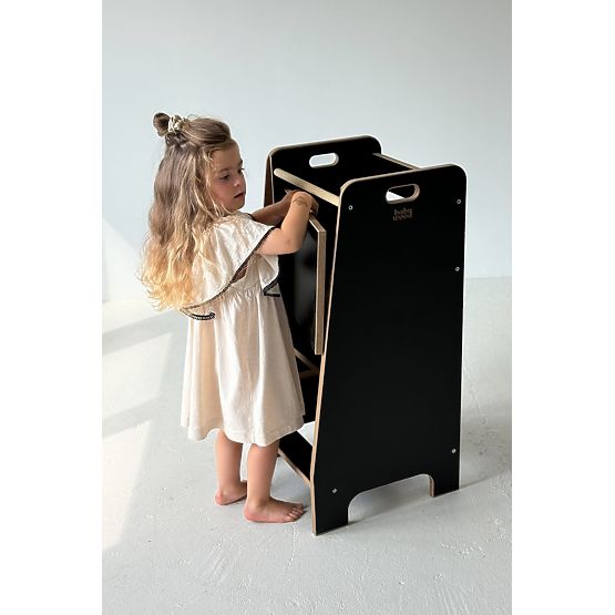 Učebná veža Comfort - čierna