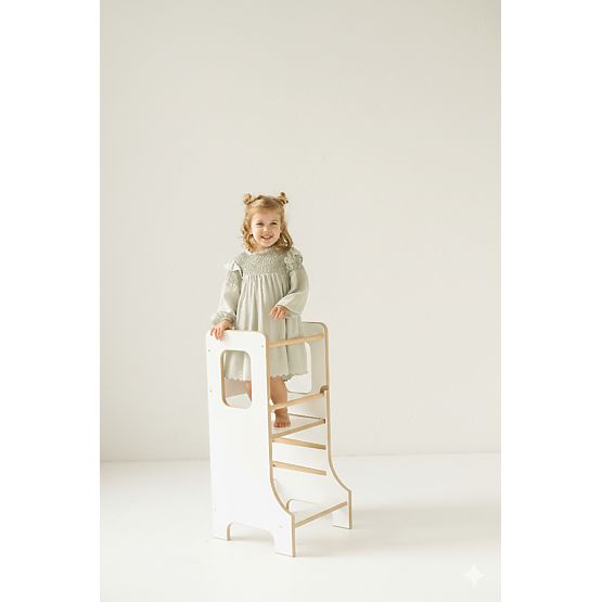 Učebná veža SLIM M - biela