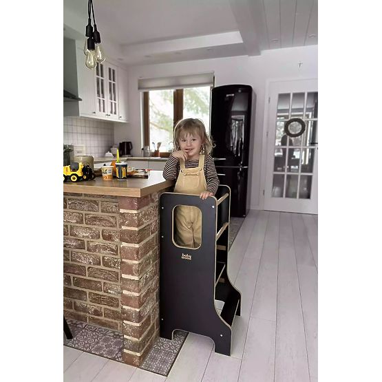 Učebná veža SLIM M - čierna