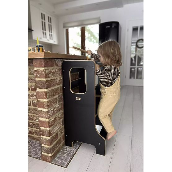 Učebná veža SLIM M - čierna