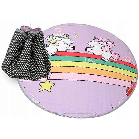 Vak na hračky a podložka v jednom Jednorožec