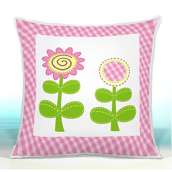 Vankúš - Happy Daisies Pink 17