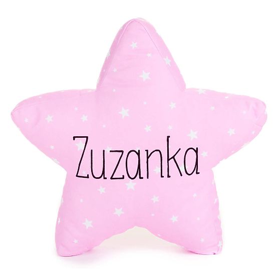 Vankúšik s menom - hviezda 3D