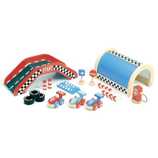 Veľká drevená autodráha Vilac Vilacity