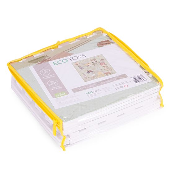 Veľká penová podložka EVA pre deti farma 90,5x90,5 cm 21 dielov ECOTOYS