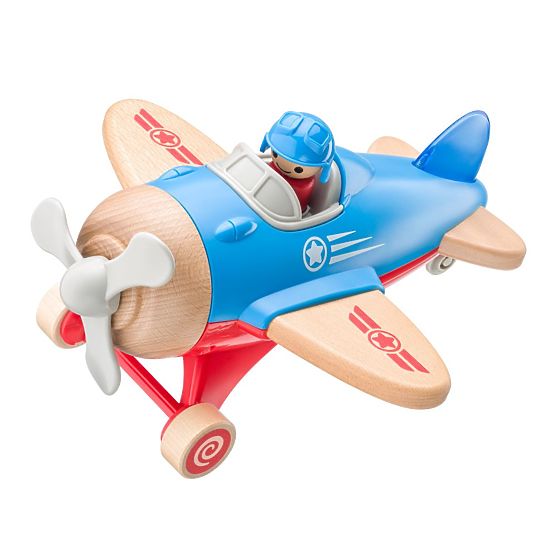 Veľké lietadlo s pilotom - svieti a vydáva zvuky