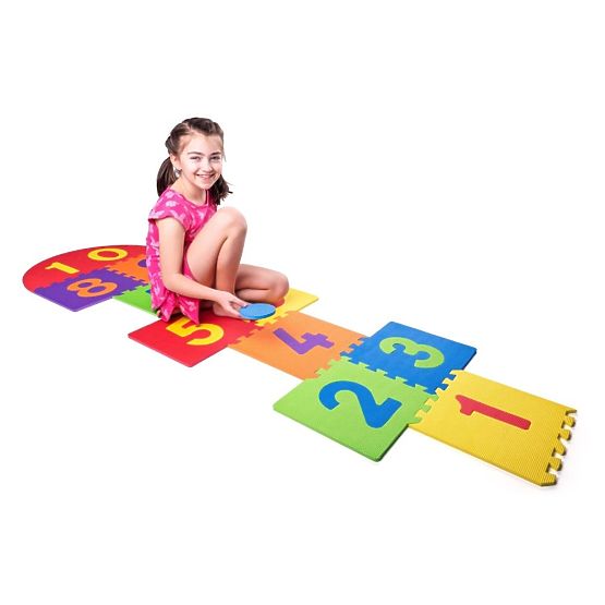 Veľké penové puzzle na hru skákania panáka