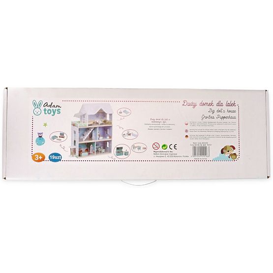 Veľký drevený domček pre bábiky