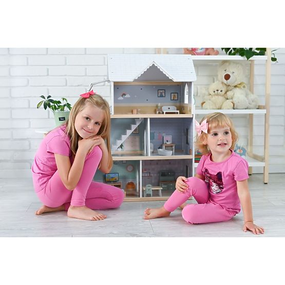 Veľký drevený domček pre bábiky