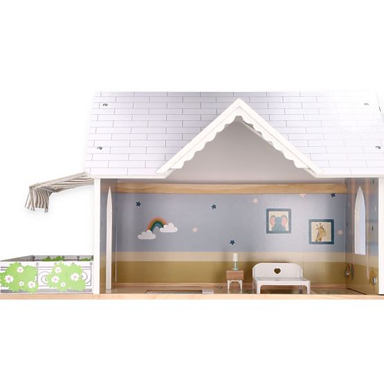 Veľký drevený domček pre bábiky