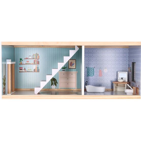 Veľký drevený domček pre bábiky