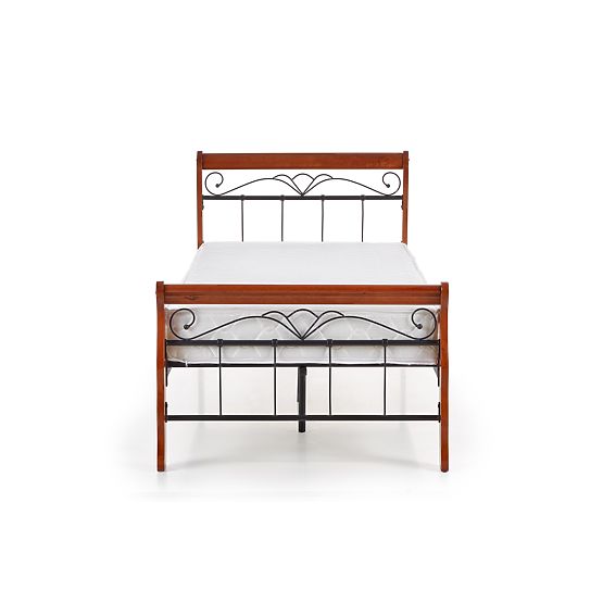 VERONICA posteľ 90 cm čerešňa ant./čierna (4p=1ks)