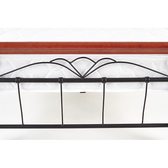 VERONICA posteľ 90 cm čerešňa ant./čierna (4p=1ks)