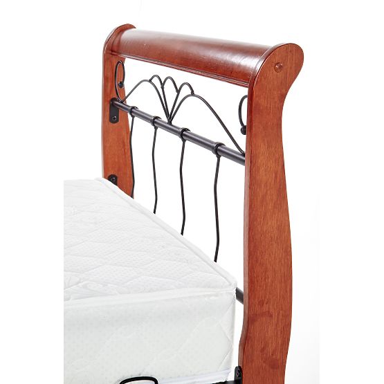 VERONICA posteľ 90 cm čerešňa ant./čierna (4p=1ks)