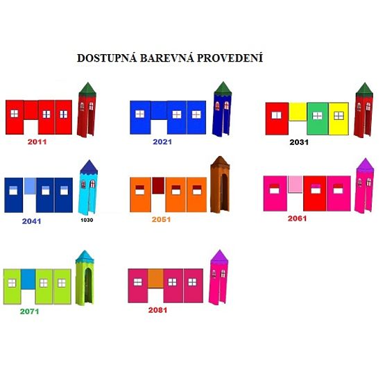 Veža k vyvýšenej posteli GABI 180x80 cm