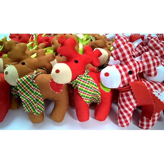 Vianočný plyšový sobík