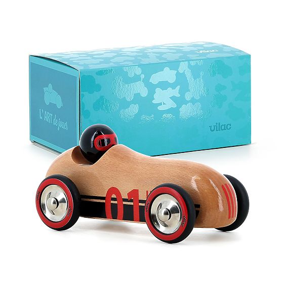 Vilac Drevené auto Old Sport Compet prírodné