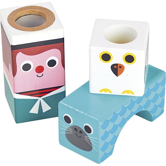 Vilac Drevené zvukové kocky More