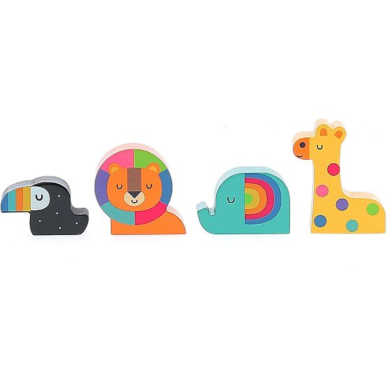 Vilac Farebný vláčik zvieratká Andy Westface