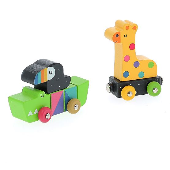 Vilac Farebný vláčik zvieratká Andy Westface