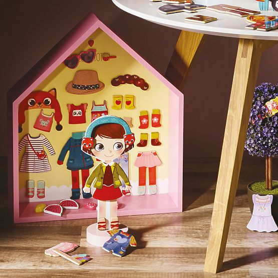 Vilac Magnetické obliekacie puzzle Chloe