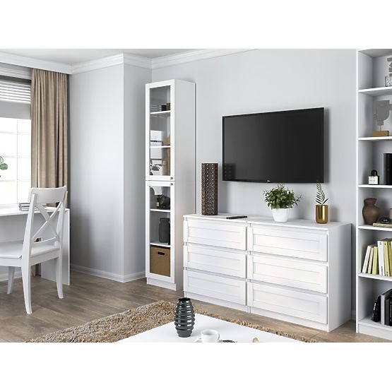 Vitrína PAFOS W40/2S BIELA