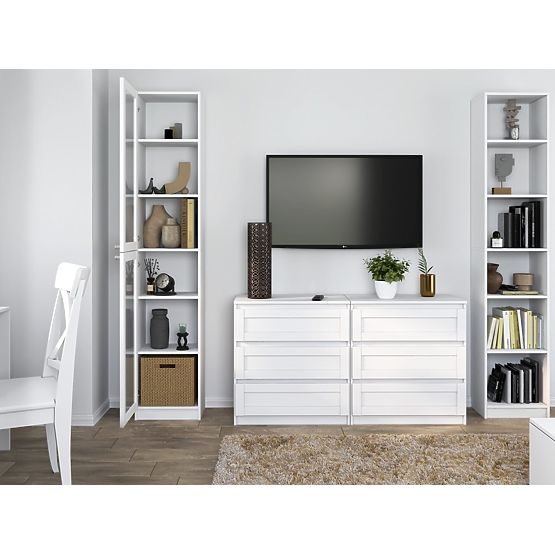 Vitrína PAFOS W40/2S BIELA