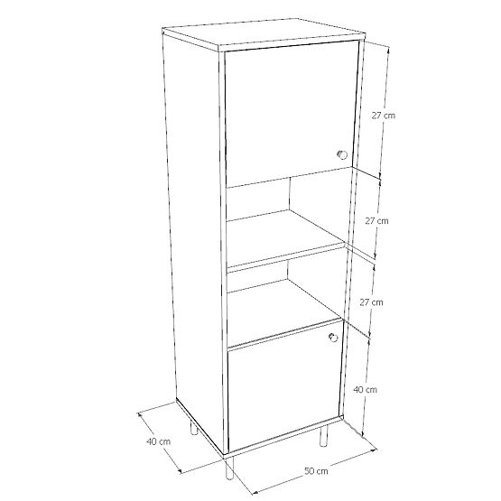 Vitrína stĺpik do obývacej izby Venus kašmír 1