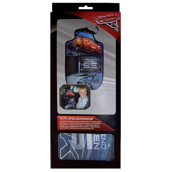 Vreckár do auta Disney Cars 2 40x60 cm Čierna