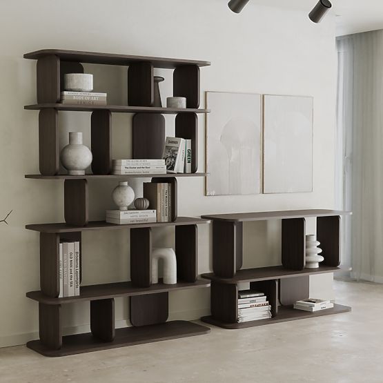 Vysoká, zaoblená polica Tulumo, Orech Villa