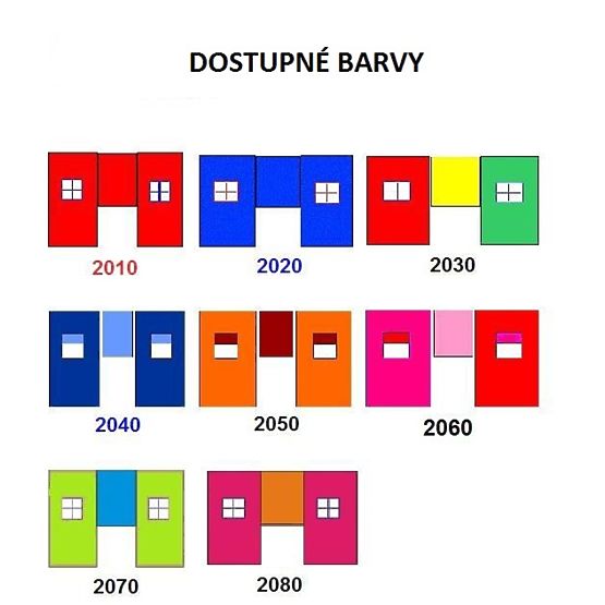 Vyvýšená detská posteľ GABI so šmykľavkou