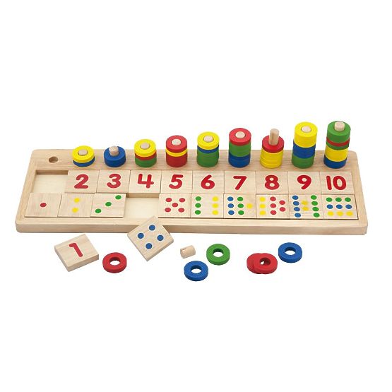 Vzdelávacia skladačka na učenie počítania