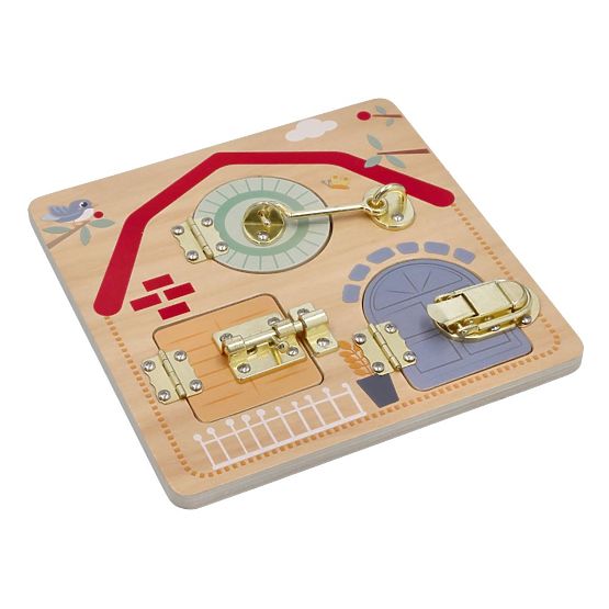 Vzdelávacia tabuľa so zámkami - Deti sveta