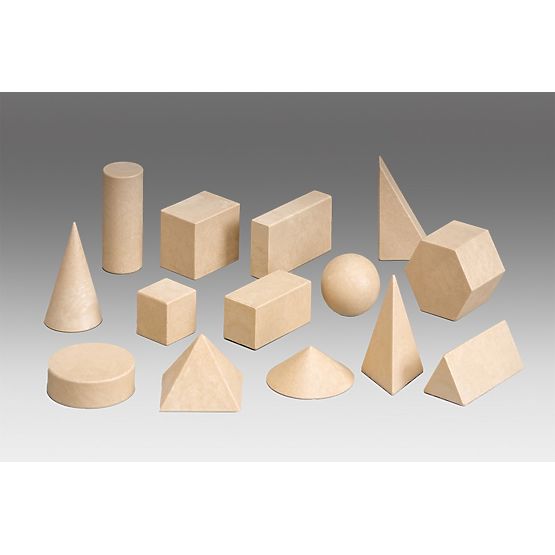 Wissner Drevená sada geometrických telies 14 ks