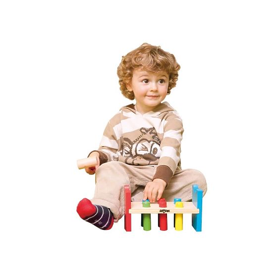 Woody zatĺkačka s kolíkmi na zatĺkanie